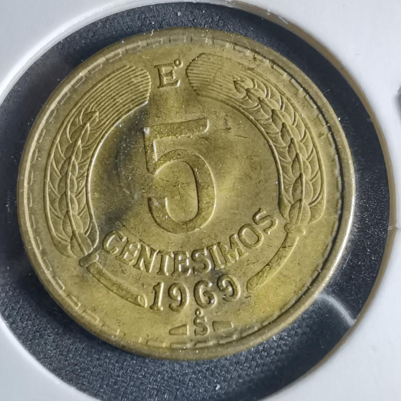 沼泽如烟--第954场 智利1969年五分