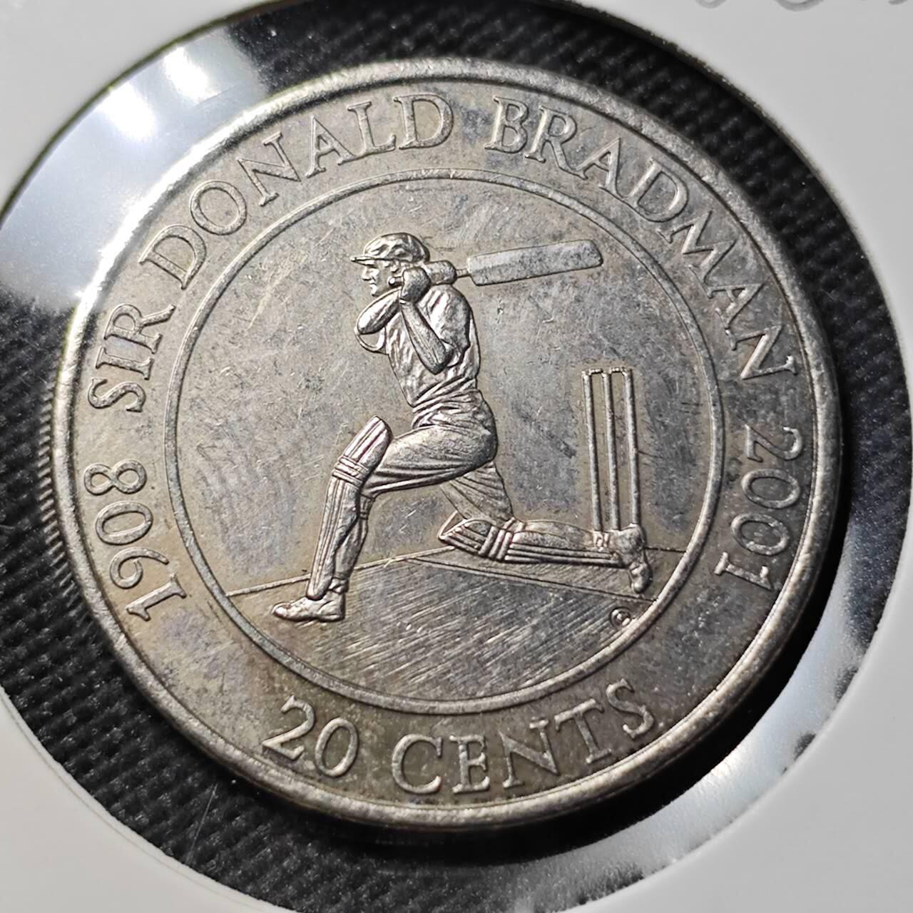 KK钱币收藏小铺  第386期  2月预留时间 周末发货  澳大利亚20分纪念币