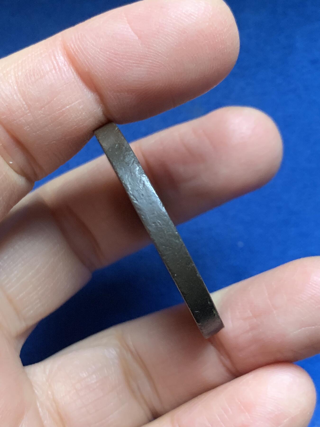 《竞宝斋》第455场 周日，周一 2场连拍 （全场包邮，欢迎送拍） 乌拉圭1857年40C铜币 非常厚实