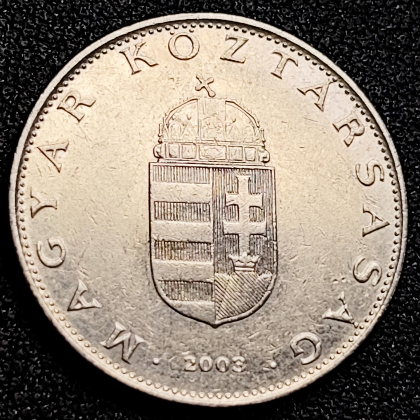 泉币菌-第164场-新年第七场 精品福利场 匈牙利10福林 直径25mm 欧洲币