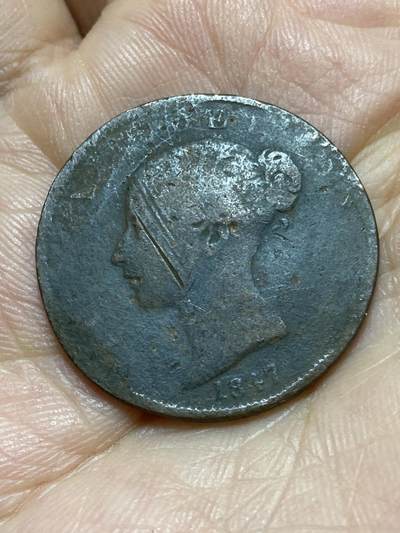 2026年第四场(总第一百七十三场）外国好品散币场(免佣金) - 英国🇬🇧1847年1/2便士(维多利亚女王青年头像)