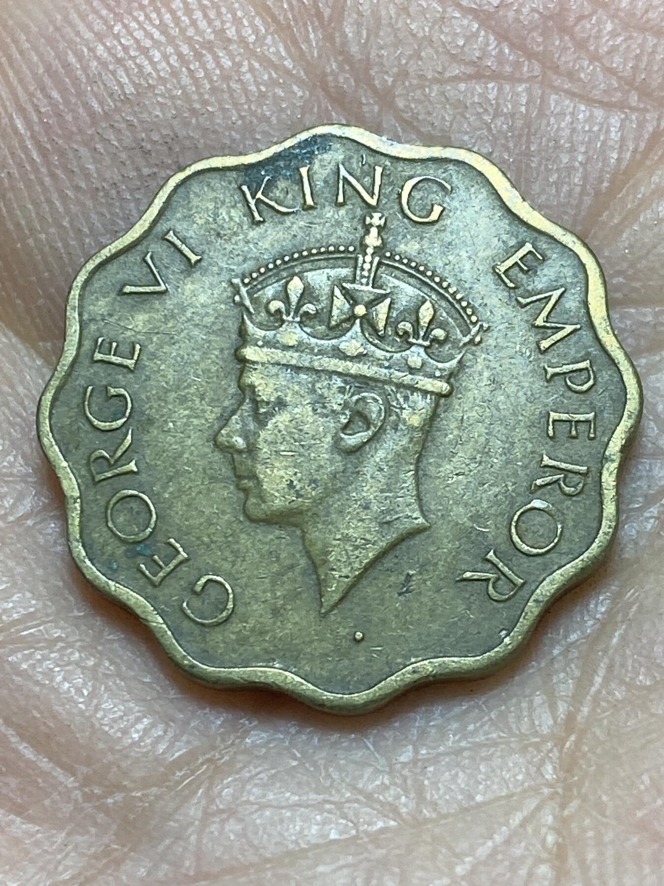 2026年第四场(总第一百七十三场）外国好品散币场(免佣金) 英属印度1943年1安娜(乔治六世第三版，c版加尔各答造)