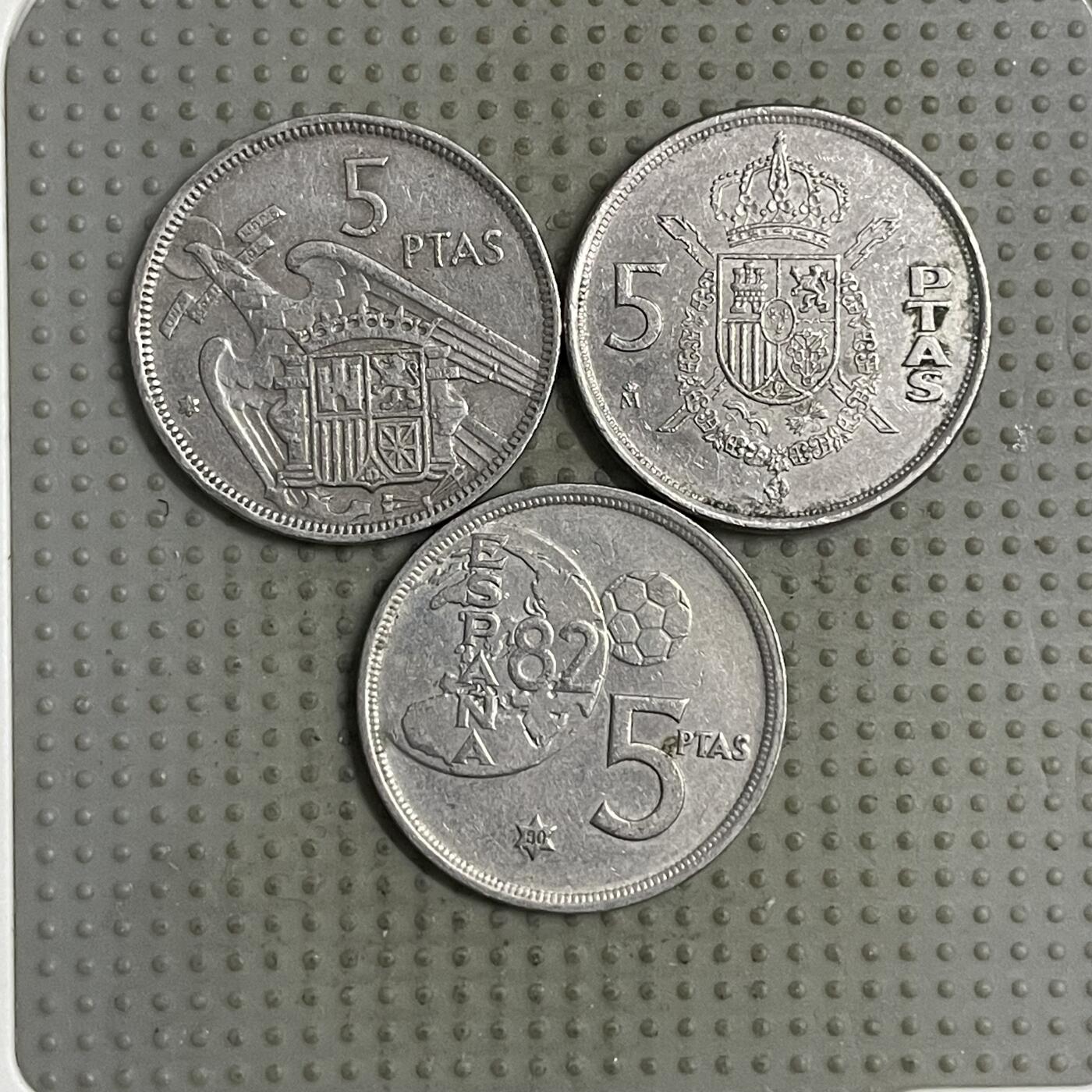 2026年第2场各国散币拍卖（总第152场） 西班牙5比赛塔3枚不同