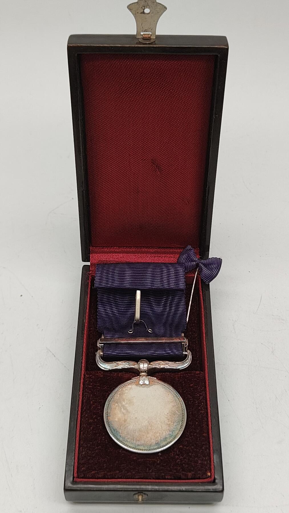 褒章 纯银纪念章 古董奖章