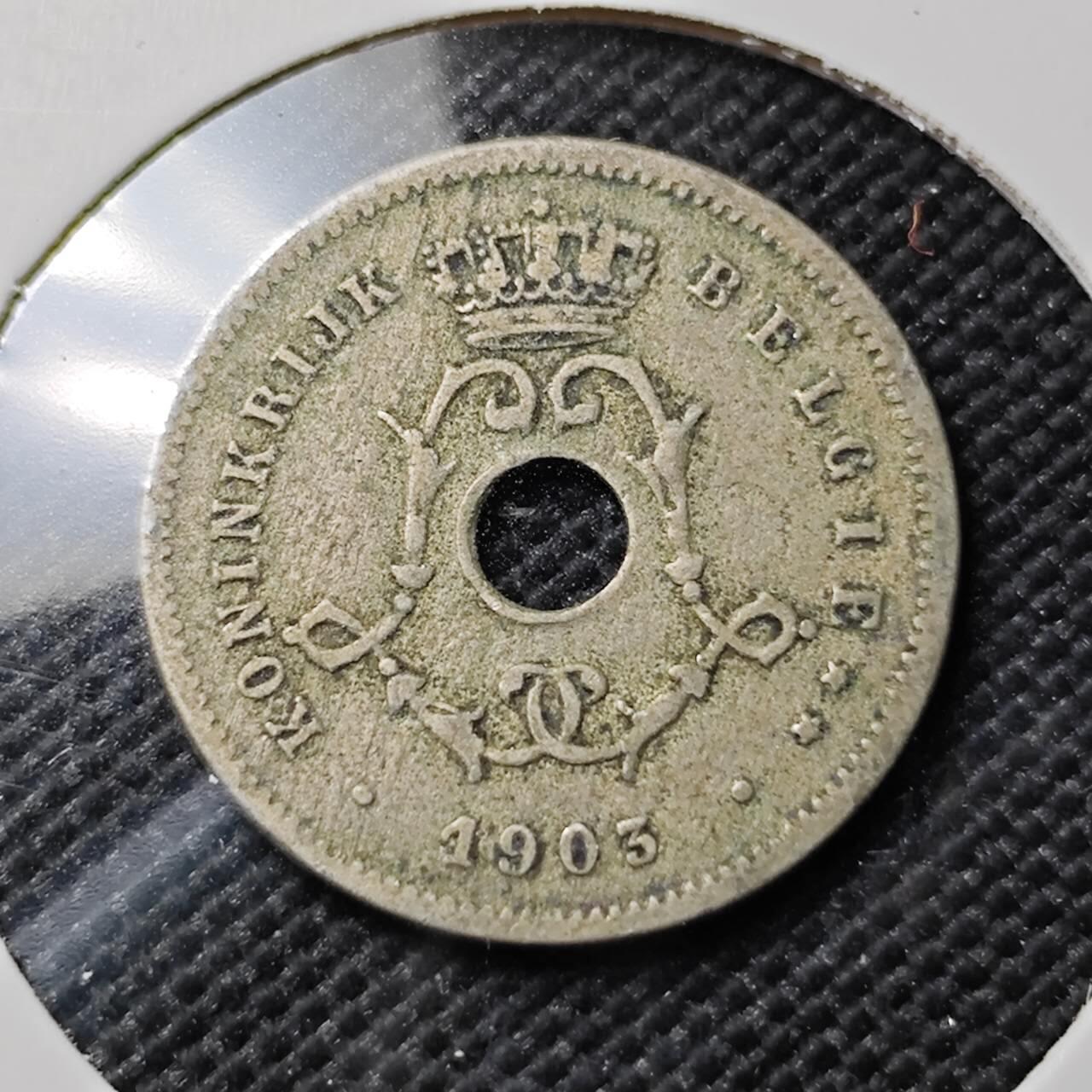 KK钱币收藏小铺  第387期  2月预留时间 周末发货  比利时5分