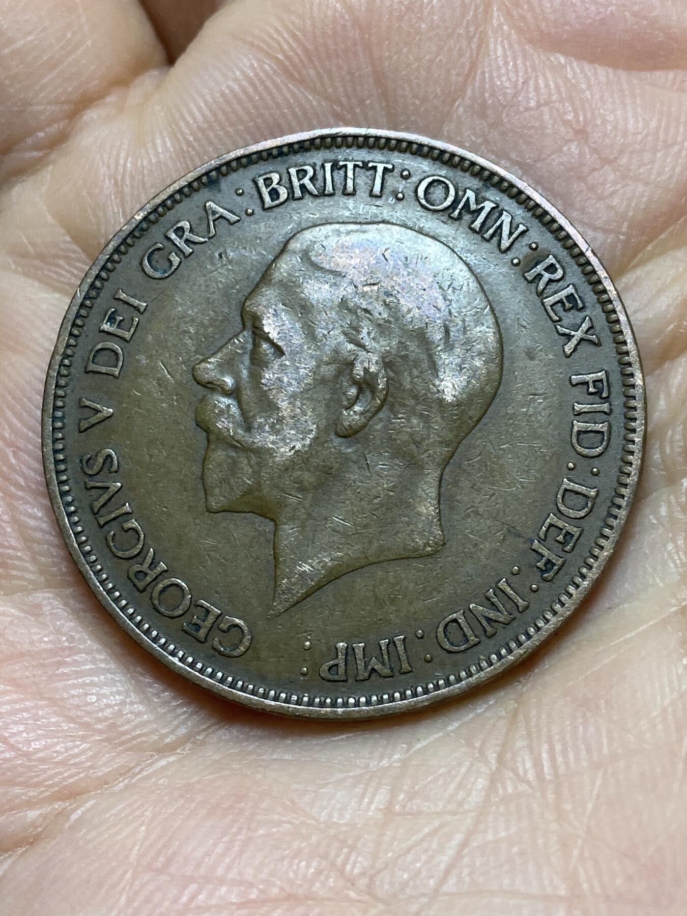 2026年第四场(总第一百七十三场）外国好品散币场(免佣金) 英国🇬🇧1929年1便士(乔治五世第三版)