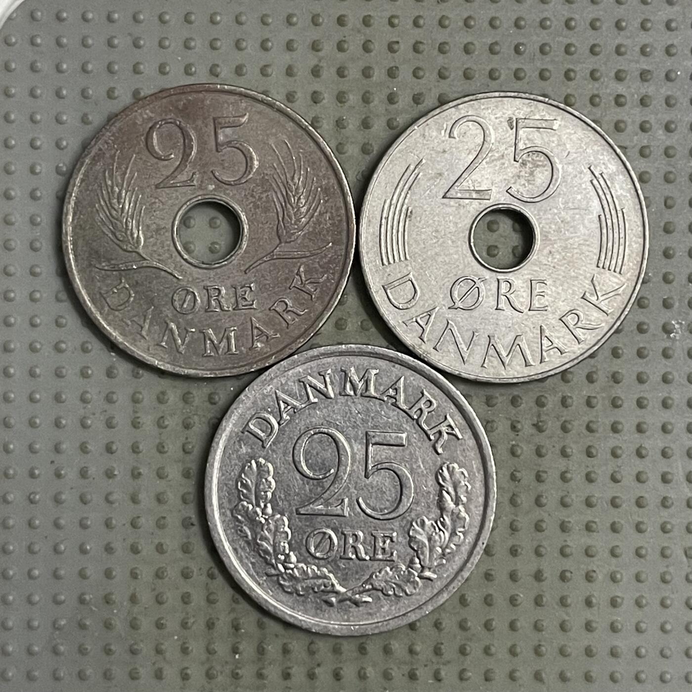 2026年第2场各国散币拍卖（总第152场） 丹麦25欧尔3枚