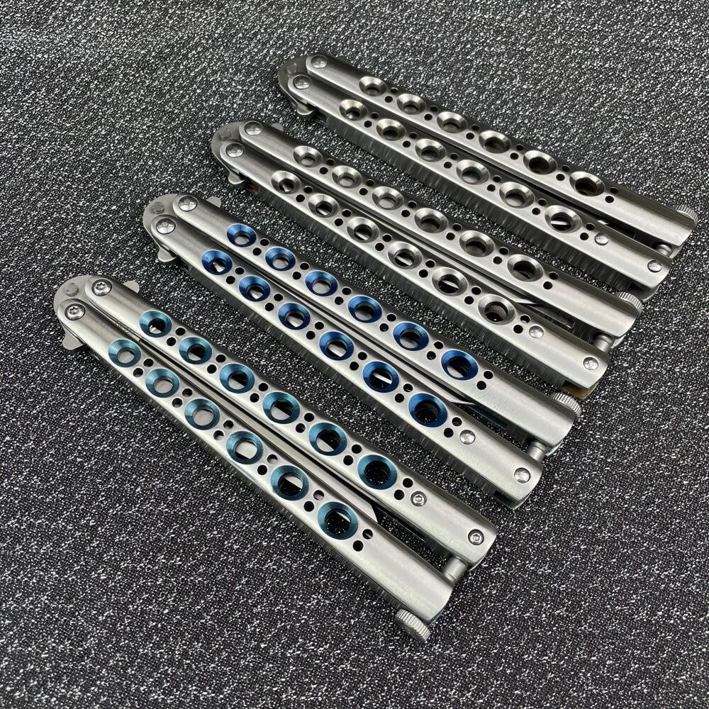 蝴蝶刀 防身折叠 未开刃 