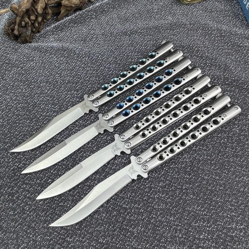 蝴蝶刀 防身折叠 未开刃 