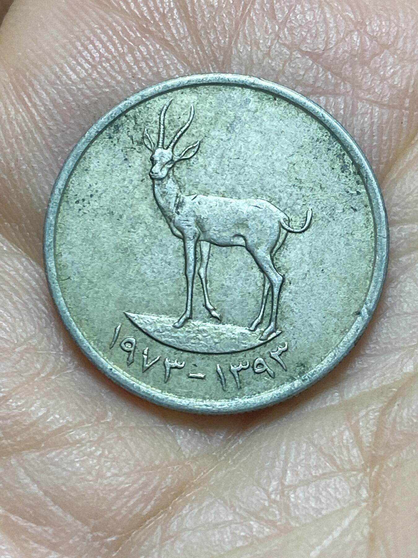 2026年第四场(总第一百七十三场）外国好品散币场(免佣金) 阿联酋🇦🇪1973年25费尔(第一版，首发年)