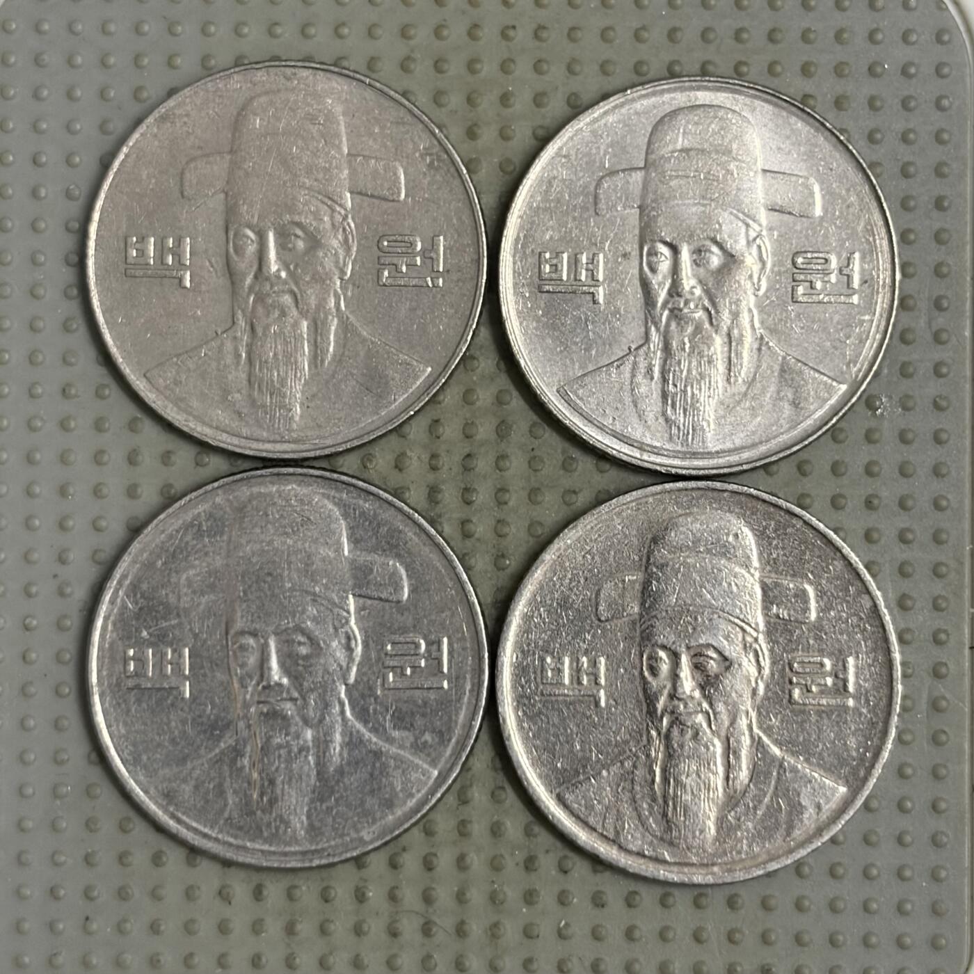 韩国100韩元4枚- 大山钱币- 大山钱币- 麦稀奇