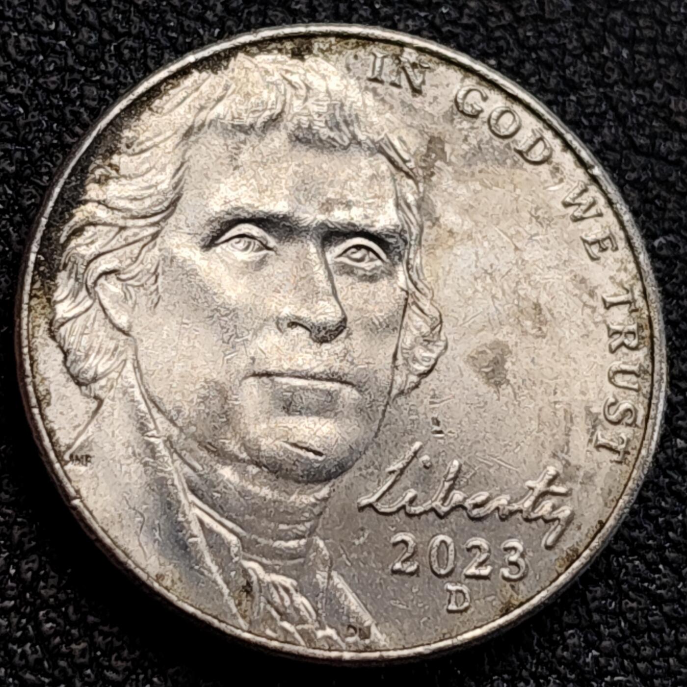 泉币菌-第164场-新年第七场 精品福利场 美国5美分 杰斐逊纪念币 背图总统在蒙蒂塞洛的故居