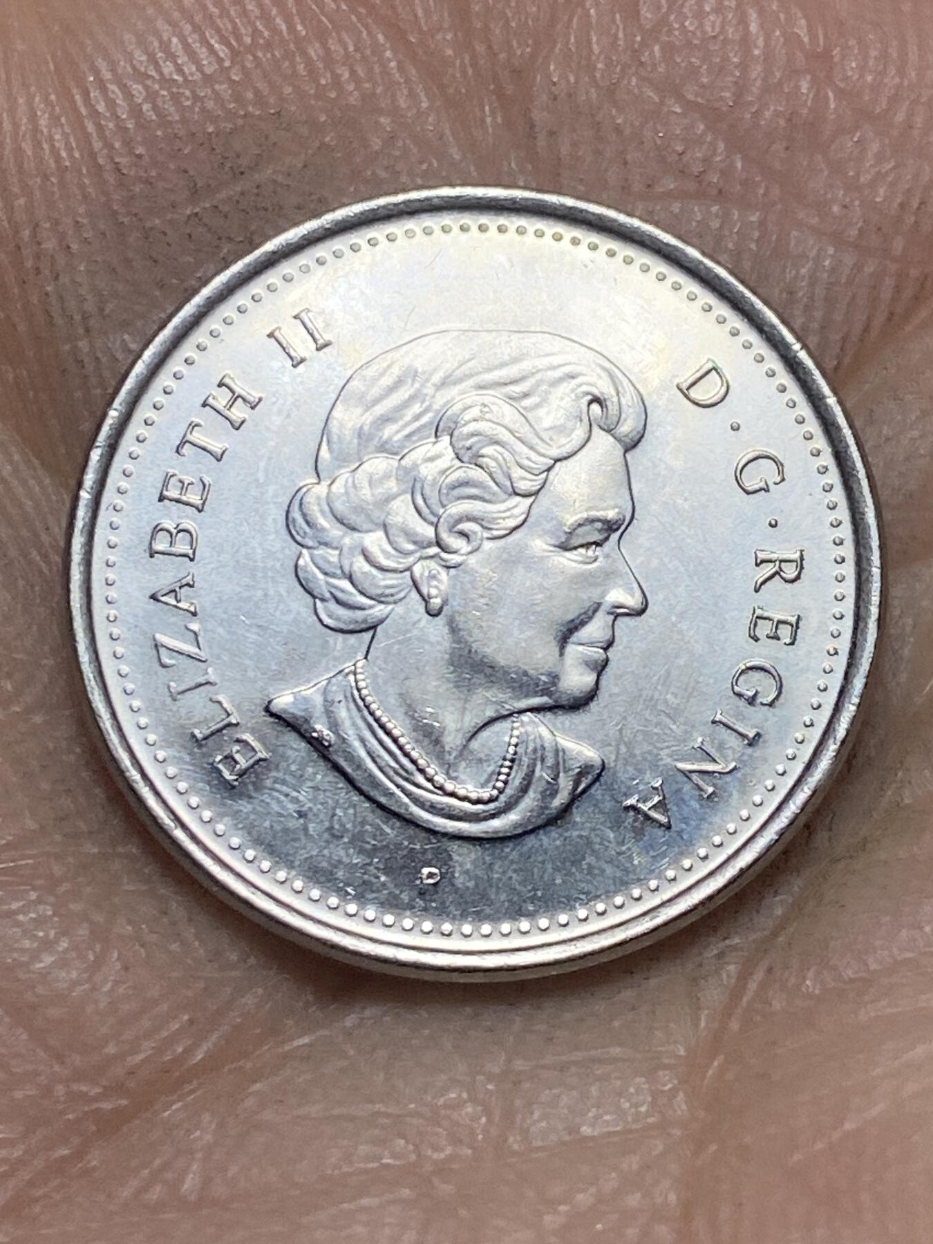 2026年第四场(总第一百七十三场）外国好品散币场(免佣金) 加拿大🇨🇦2005年5分(第二次世界大战胜利60周年纪念币)