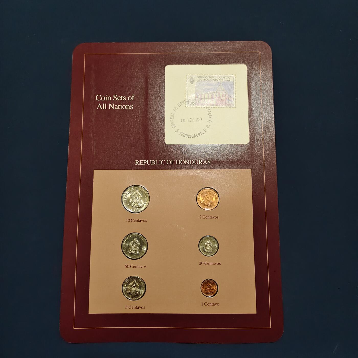 【全场包邮】纯粹捡漏拍492场【封装套币专场】-注意佣金 【富兰克林·世界各国硬币系列邮币卡】洪都拉斯共和国