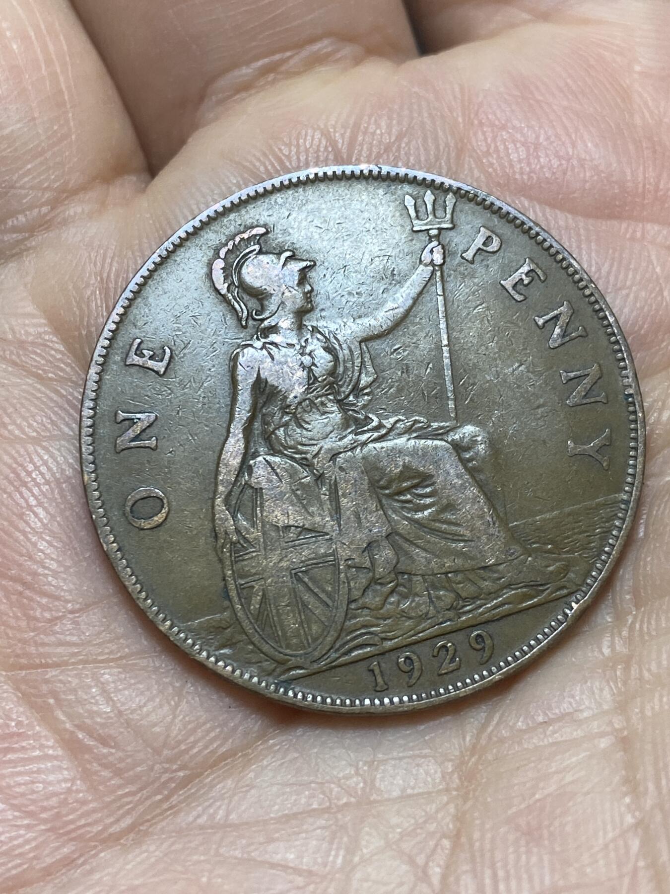 2026年第四场(总第一百七十三场）外国好品散币场(免佣金) 英国🇬🇧1929年1便士(乔治五世第三版)