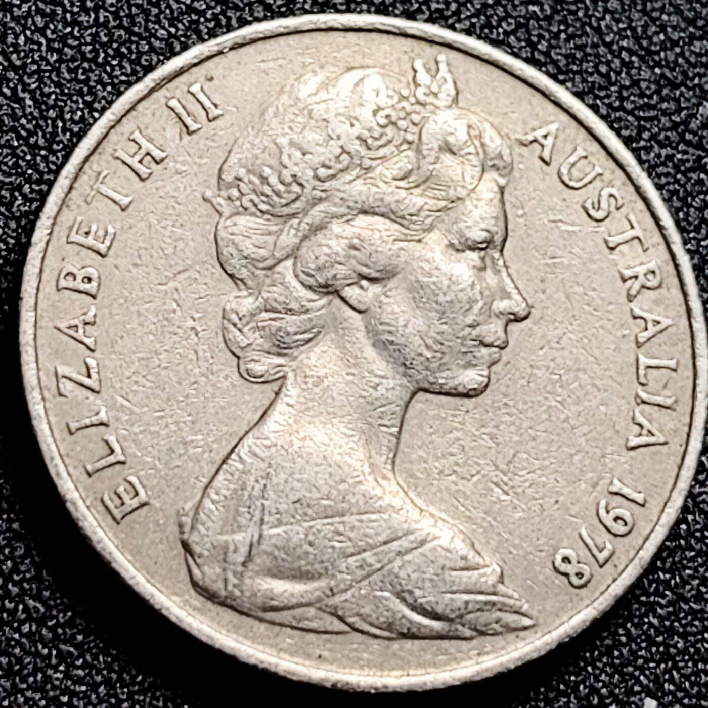 泉币菌-第165场-新年第八场 精品福利场 鸭嘴兽 澳大利亚 20分镍铜硬币 28.7毫米 11.3克 纪念币铜钱