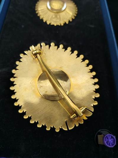 0元起拍勋章 第323期 咸鱼国勋章拍卖专场 1月7日（周三）下午6：00开始 秘鲁 纯银镀金 大十字级杰出服务勋章