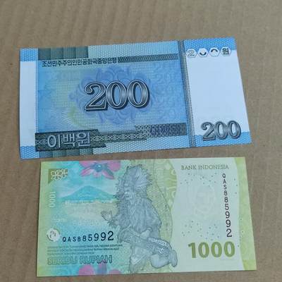 PCAI钱币   5-696  纸币等杂項小专场 - 外币二张