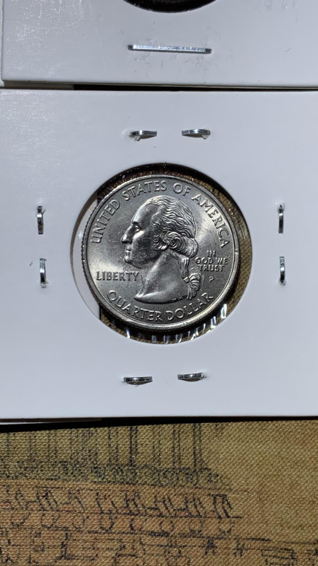 《竞宝斋》第455场 周日，周一 2场连拍 （全场包邮，欢迎送拍） 美国50州币+6个美属地流通纪念币 56枚大全套