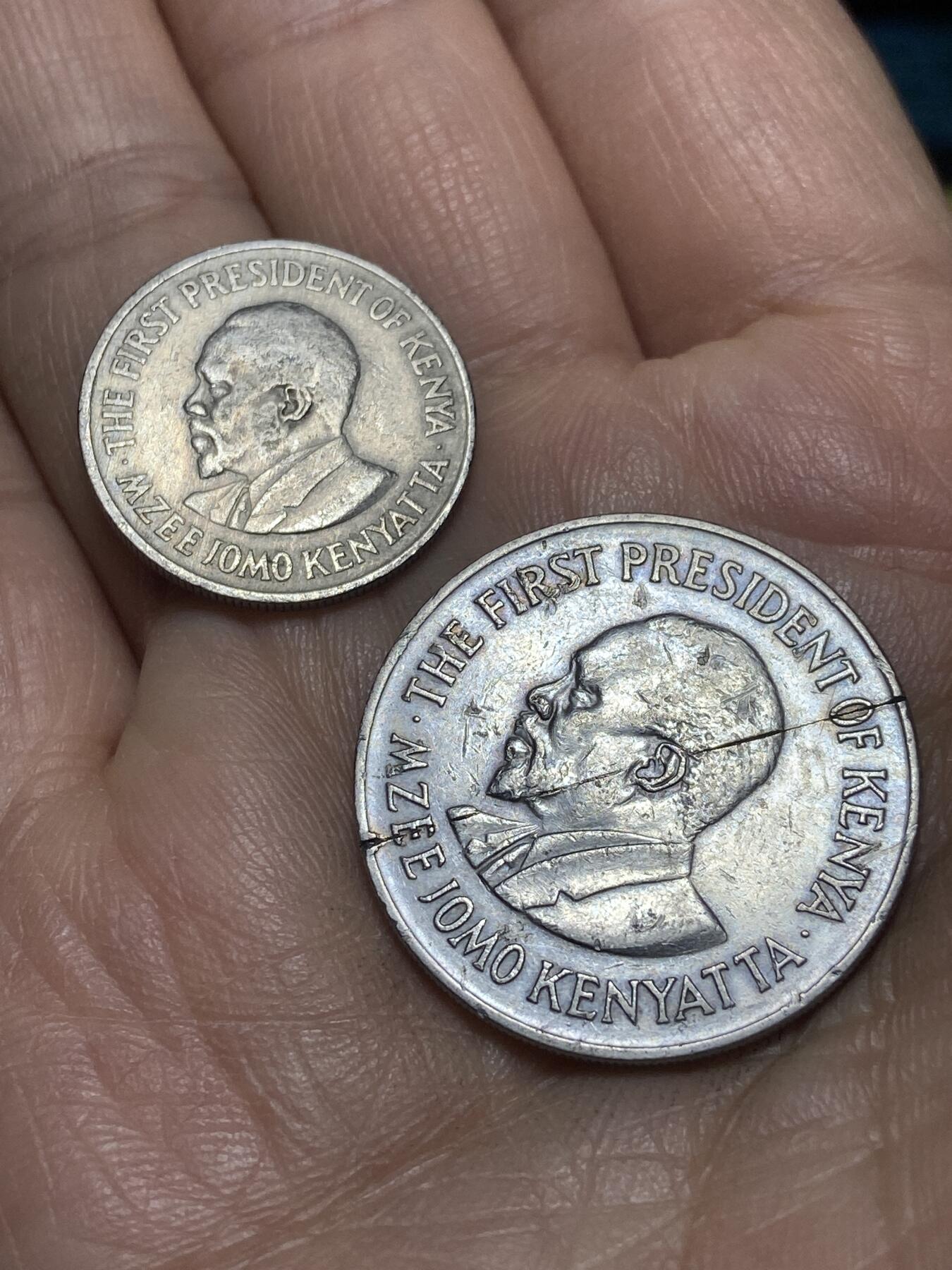 2026年第四场(总第一百七十三场）外国好品散币场(免佣金) 肯尼亚🇰🇪2枚：1971年50分，1974年1先令