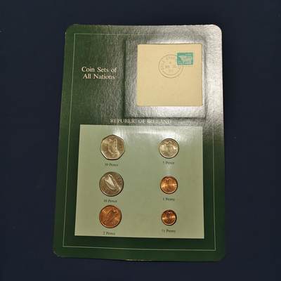 【全场包邮】纯粹捡漏拍492场【封装套币专场】-注意佣金 - 【富兰克林·世界各国硬币系列邮币卡】爱尔兰共和国