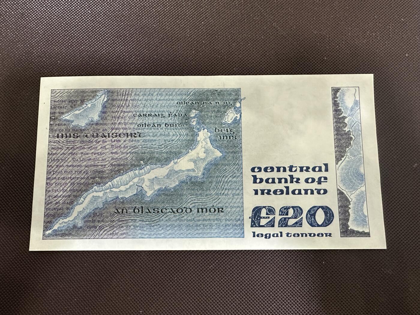 喜羊羊钱币收藏2025第12期(流通品相场) 爱尔兰	P-73c 1990年20镑	品相如图			EAD673716			
