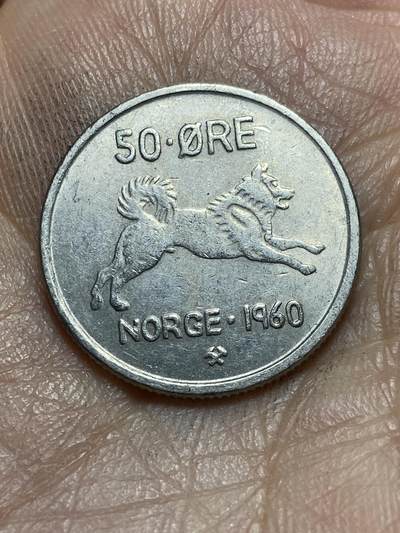2026年第四场(总第一百七十三场）外国好品散币场(免佣金) - 挪威🇳🇴1960年50欧尔(奥拉夫五世第一版)