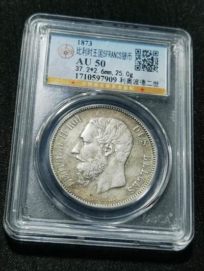 天下钱庄专场欢迎参拍 - 比利时利奥波徳二世银币