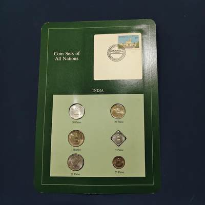 【全场包邮】纯粹捡漏拍492场【封装套币专场】-注意佣金 - 【富兰克林·世界各国硬币系列邮币卡】印度共和国