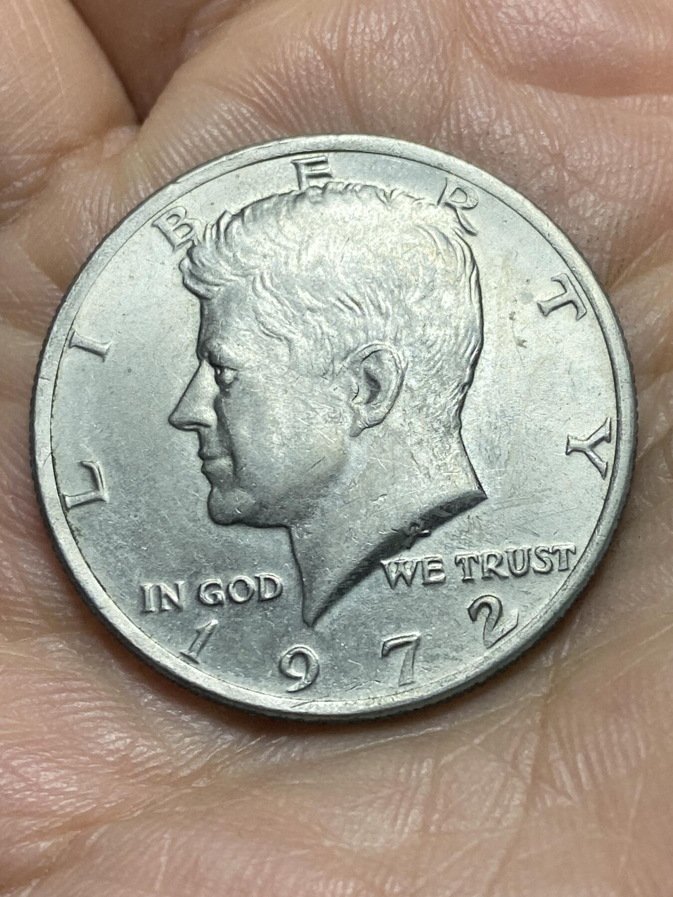 2026年第四场(总第一百七十三场）外国好品散币场(免佣金) 美国🇺🇸1972年半美元(肯尼迪半元第三版，无标版)