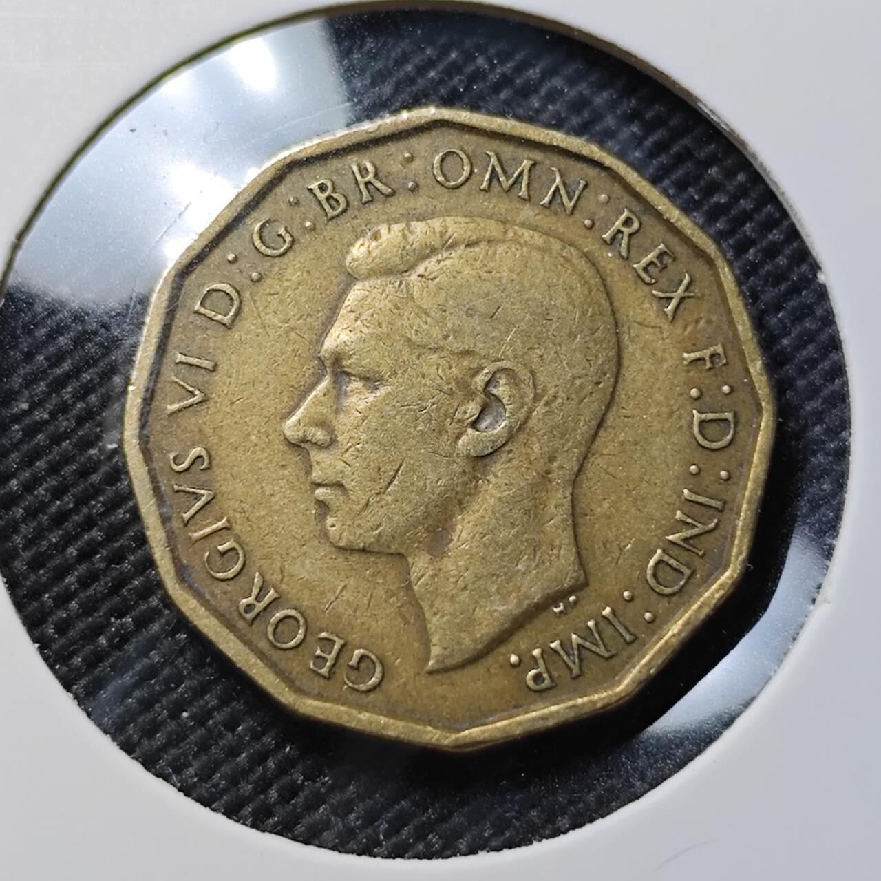 KK钱币收藏小铺  第386期  2月预留时间 周末发货  1940英国3便士铜币