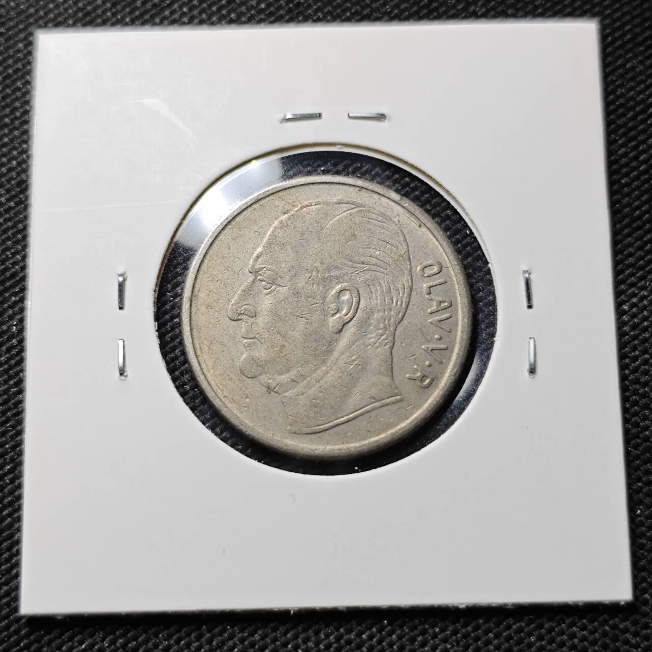 KK钱币收藏小铺  第386期  2月预留时间 周末发货  挪威1克朗 动物版