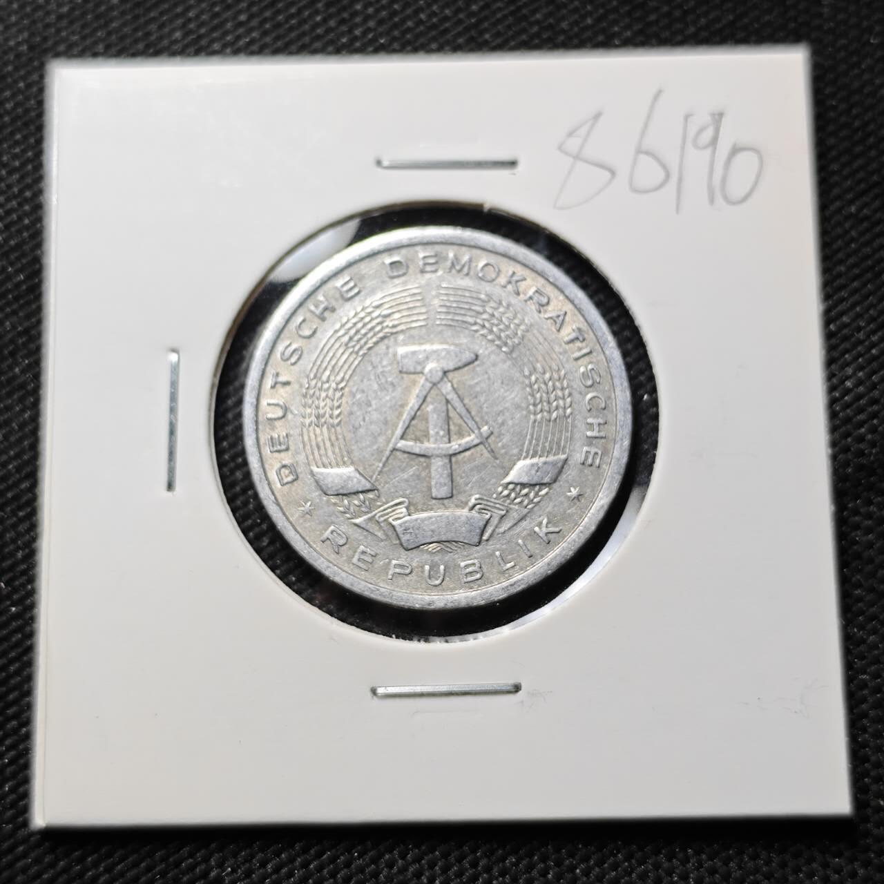 KK钱币收藏小铺  第386期  2月预留时间 周末发货  1956东德1马克