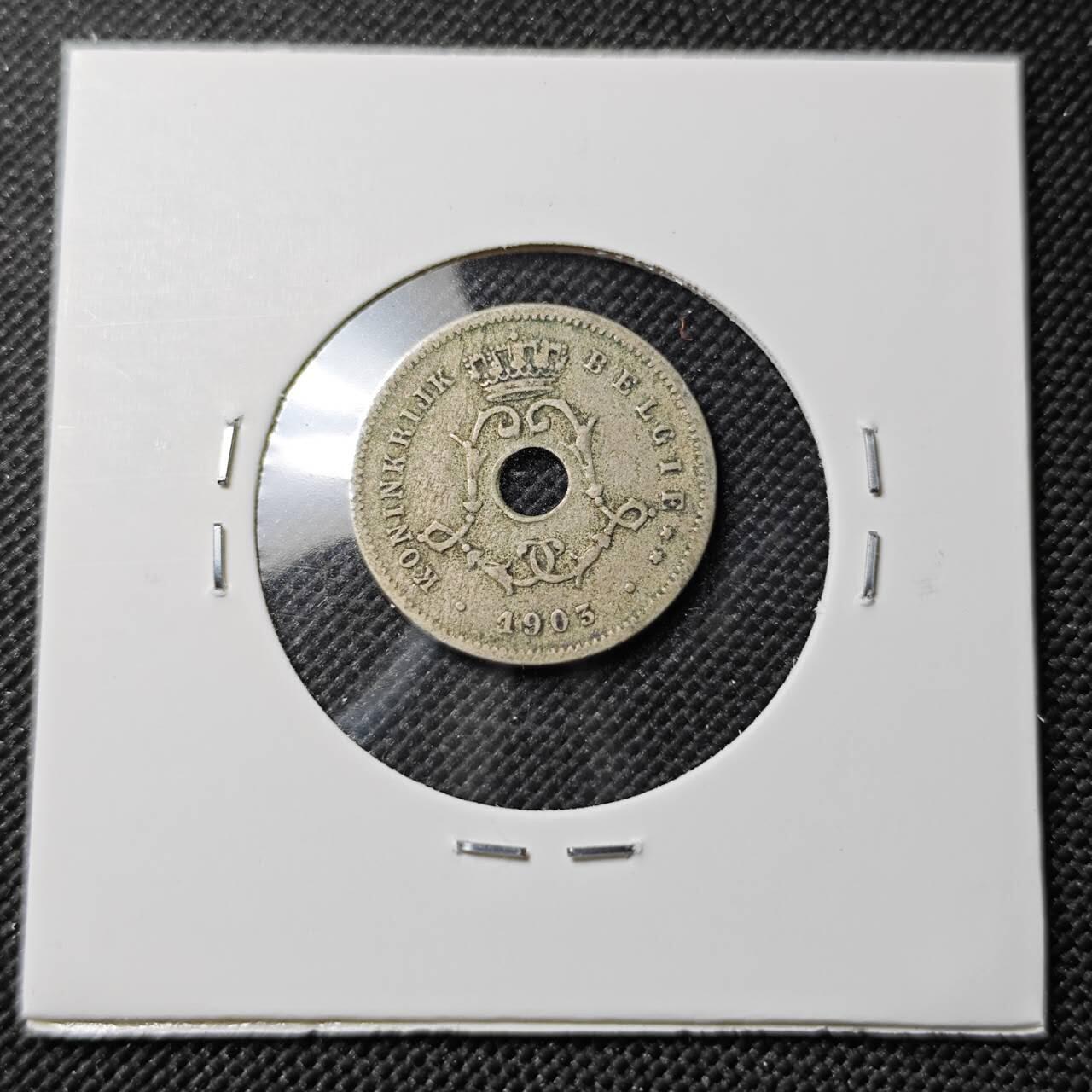 KK钱币收藏小铺  第387期  2月预留时间 周末发货  比利时5分