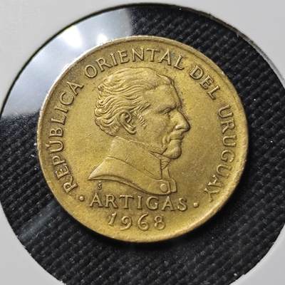 KK钱币收藏小铺  第386期  2月预留时间 周末发货 -  1968乌拉圭5比索