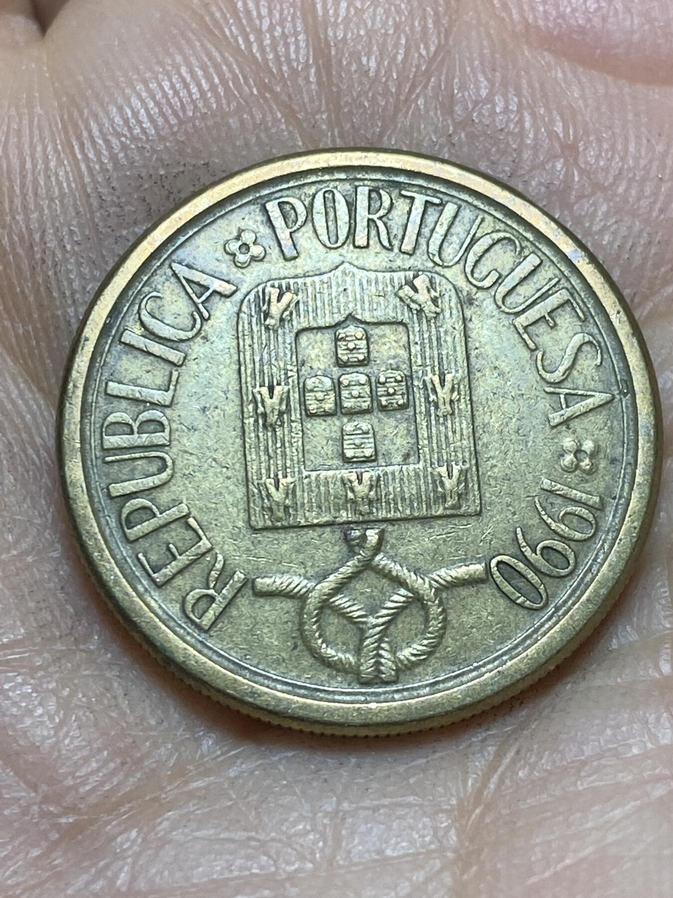 2026年第四场(总第一百七十三场）外国好品散币场(免佣金) 葡萄牙🇵🇹1990年10埃斯库多(共和国时期第六套)