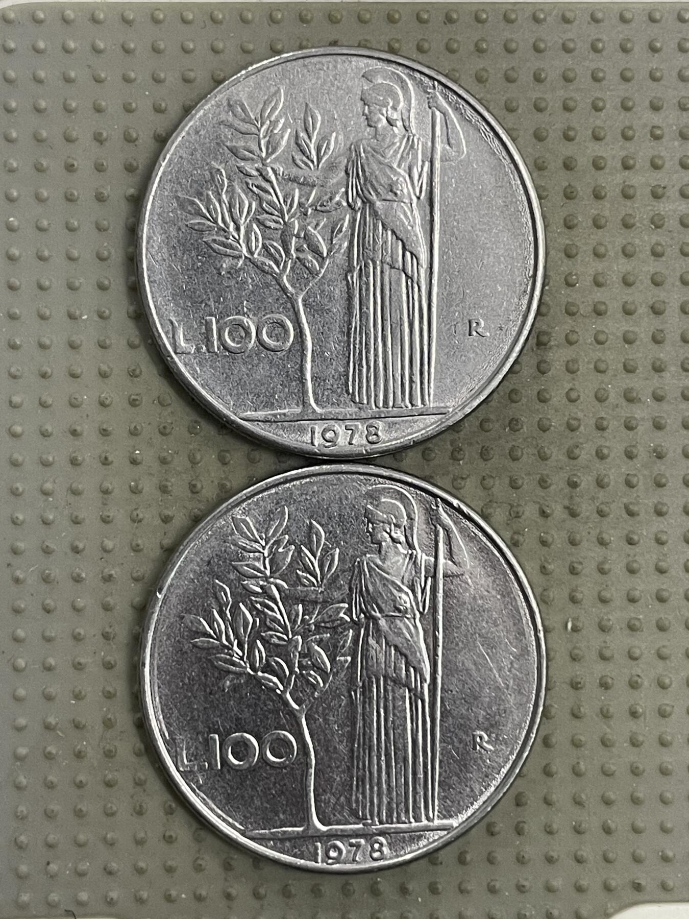 2026年第2场各国散币拍卖（总第152场） 意大利1978年100里拉2枚