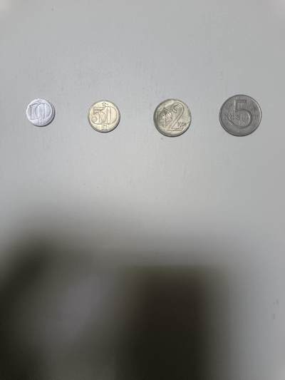 【20260108】非全新纸币和硬币第322场 - 捷克斯洛伐克早期4枚硬币