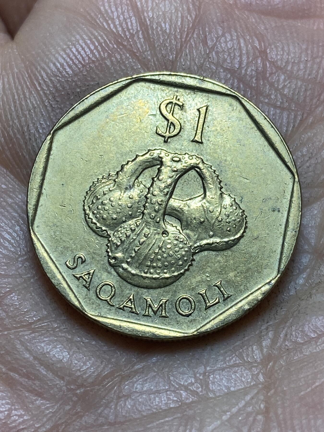 2026年第四场(总第一百七十三场）外国好品散币场(免佣金) 斐济🇫🇯1997年1元(伊丽莎白二世中年高冠)