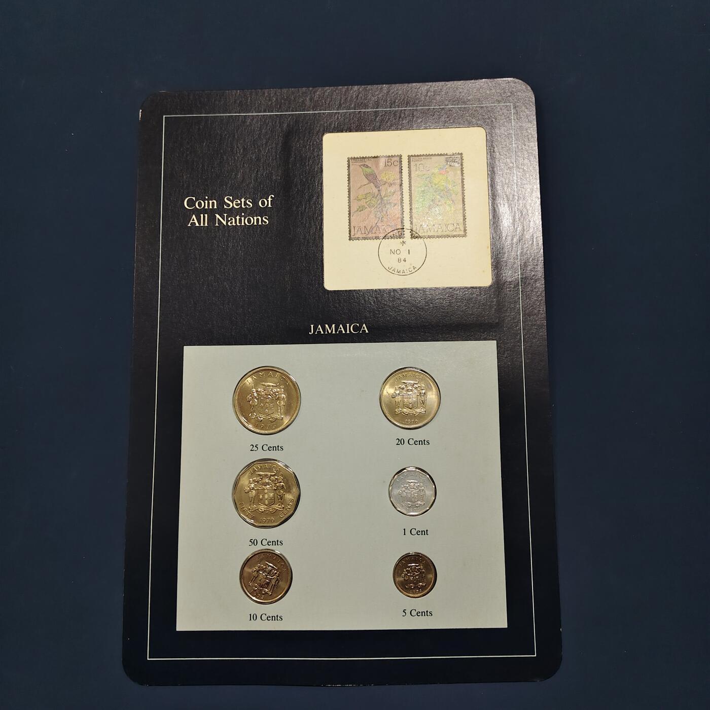 【全场包邮】纯粹捡漏拍492场【封装套币专场】-注意佣金 【富兰克林·世界各国硬币系列邮币卡】牙买加共和国