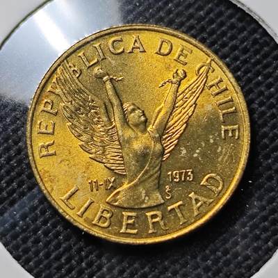 KK钱币收藏小铺  第387期  2月预留时间 周末发货 - 1986智利5比索 好品