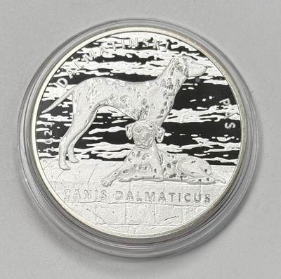 S&S Numismatic世界钱币-拍卖 第118期  - 克罗地亚2021年 达尔马提亚犬 10库纳纪念银币 31.1克999银