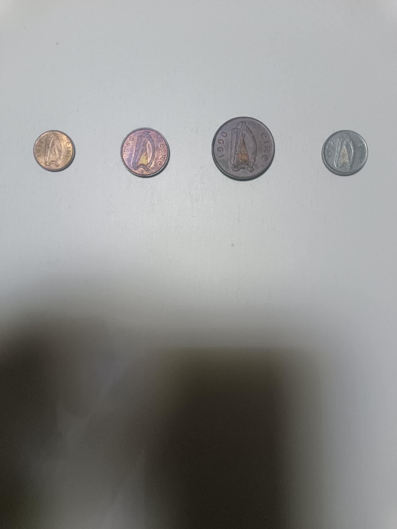 【20260108】非全新纸币和硬币第322场 爱尔兰4枚硬币