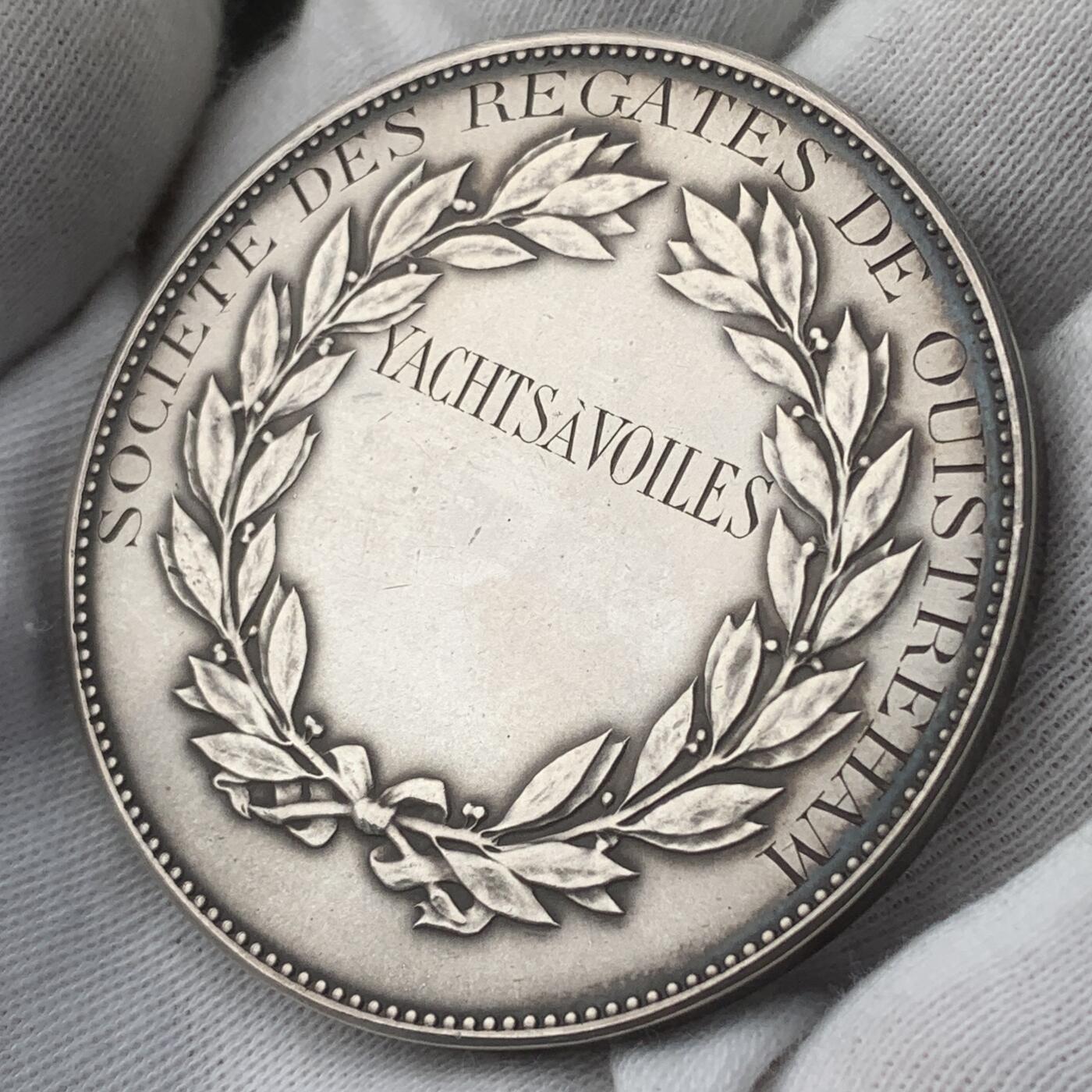 掌中浮雕-藏着的欧洲第048场 法国帆船银章，50mm，61g，Henri dubois雕刻