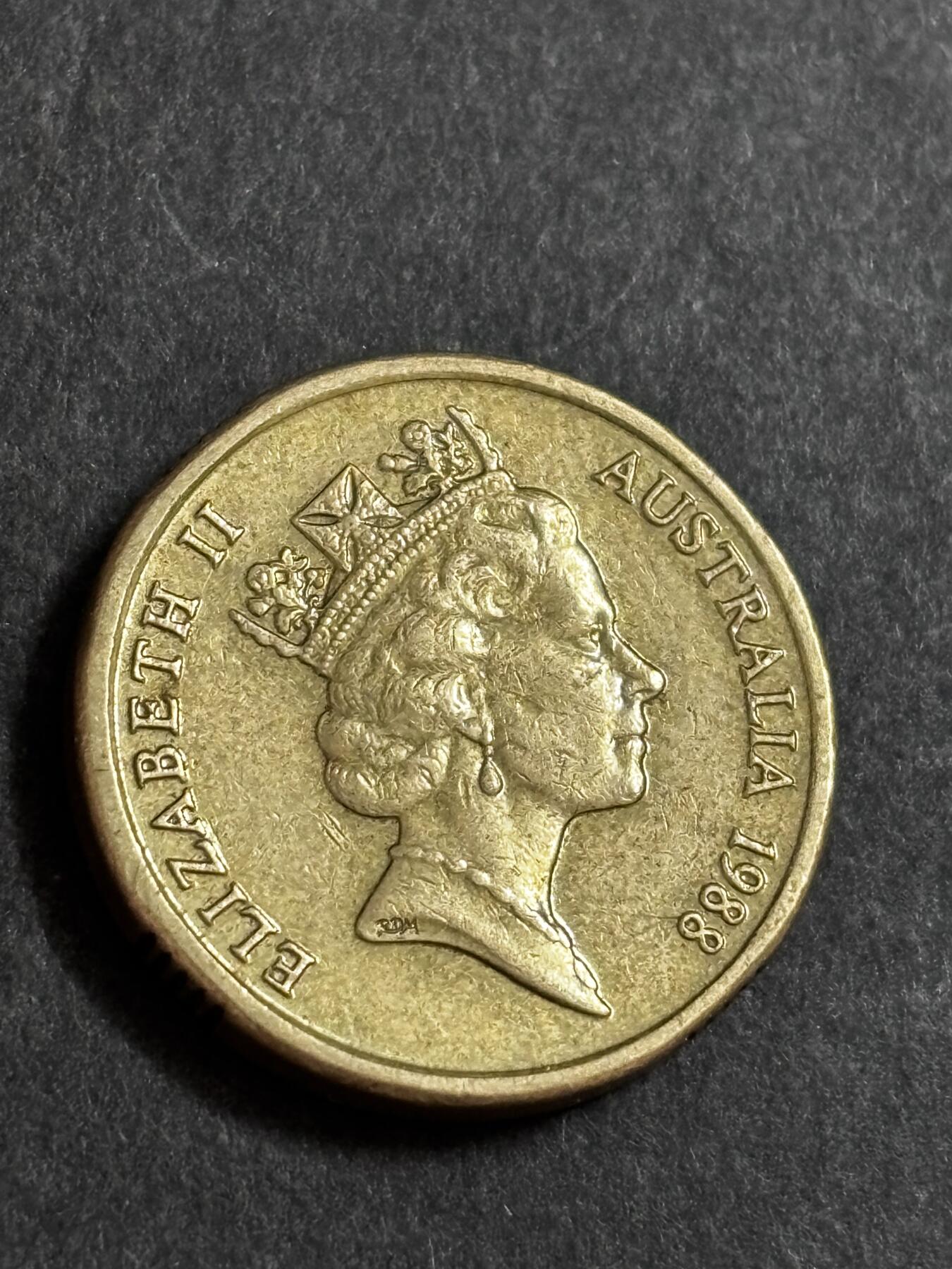 文馨钱币收藏 2026新年第二场（第 288 场）【长期接代拍品】 1988 年澳大利亚两元