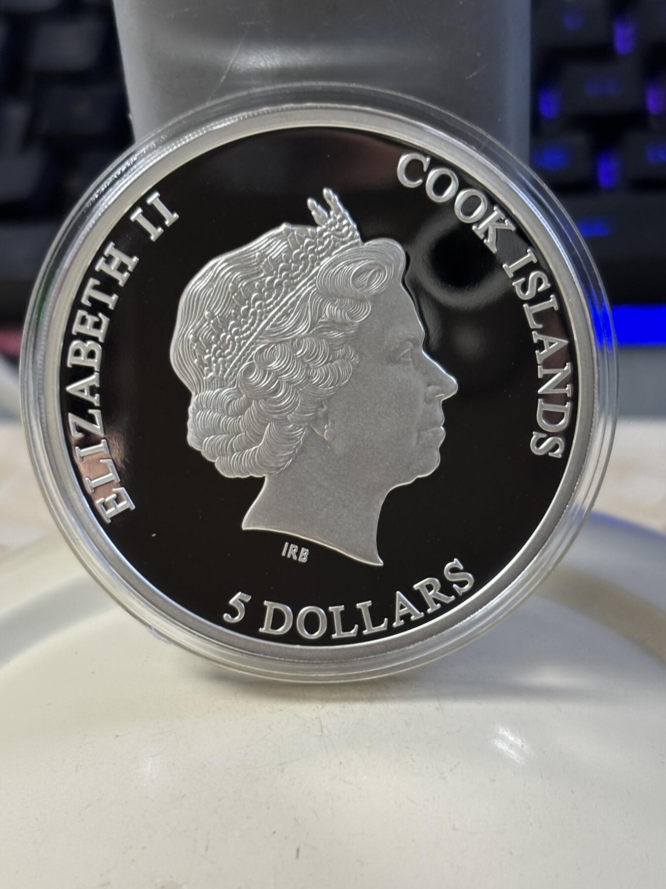 第187期拍卖 库克2023年城市之光系列澳洲悉尼1盎司纪念银币，999银，发行2023枚