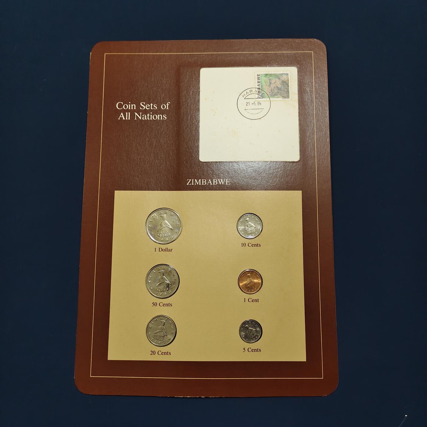 【全场包邮】纯粹捡漏拍492场【封装套币专场】-注意佣金 【富兰克林·世界各国硬币系列邮币卡】津巴布韦共和国