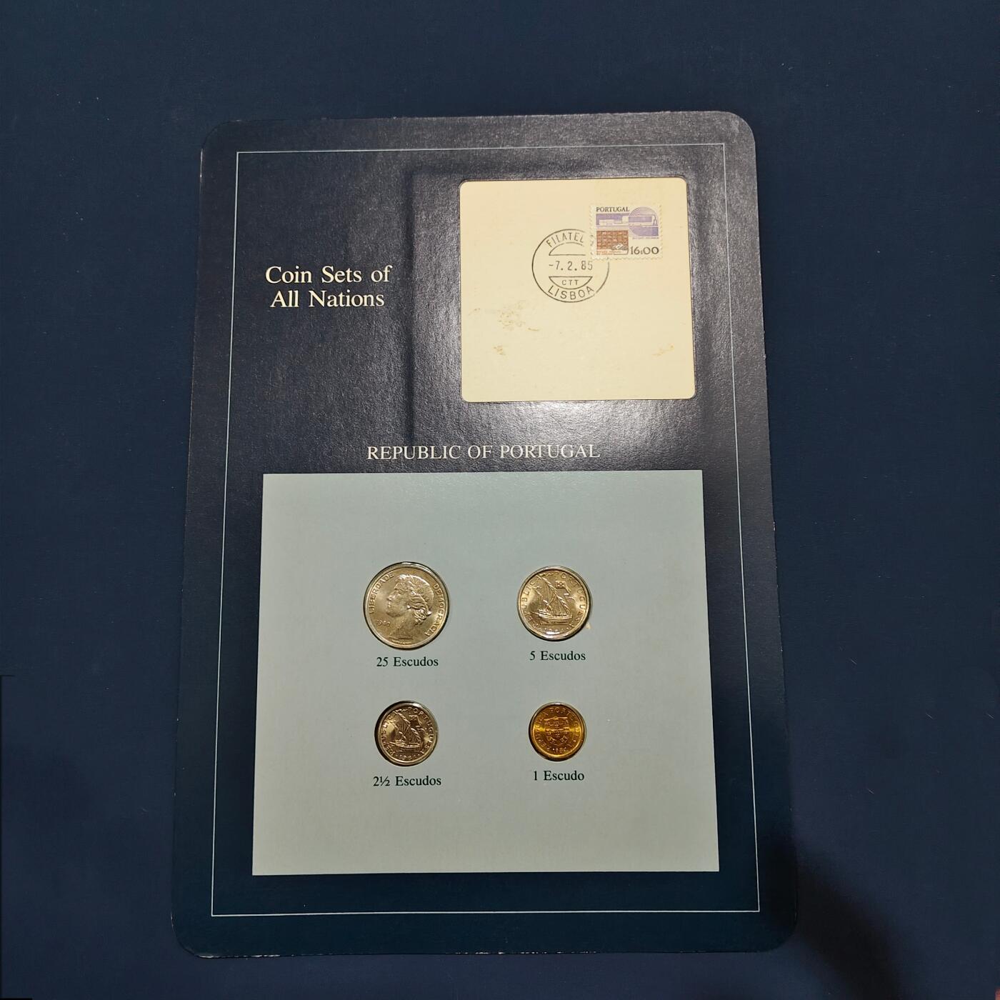 【全场包邮】纯粹捡漏拍492场【封装套币专场】-注意佣金 【富兰克林·世界各国硬币系列邮币卡】葡萄牙共和国