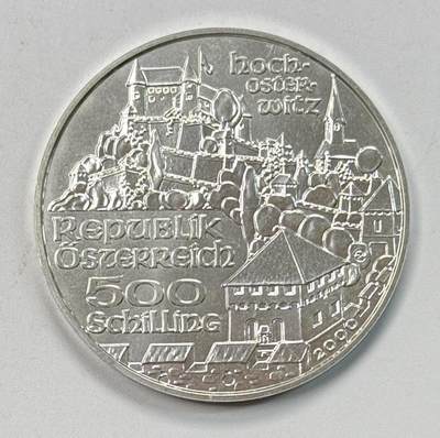 S&S Numismatic世界钱币-拍卖 第118期  - 奥地利2000年 霍赫奥斯特维茨城堡 500先令纪念银币 24克925银