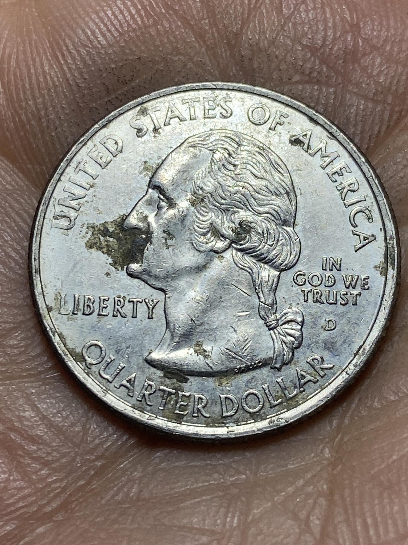 2026年第四场(总第一百七十三场）外国好品散币场(免佣金) 美国🇺🇸2000年1/4美元(州系列，新罕布尔什州纪念币)